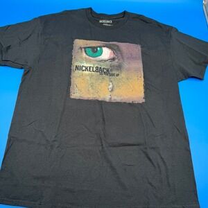 Nickelback Silver Side Up Band T-Shirt Men's XL Black Graphic Tee